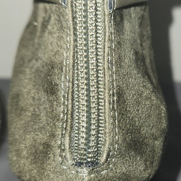 Journee Collection Olive Suede Open Toe Herka - Picture 5 of 6